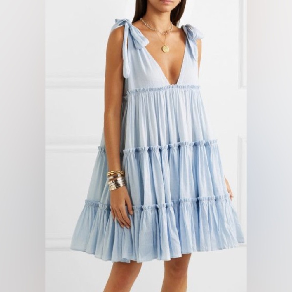 Light Blue Sleeveless Dress
